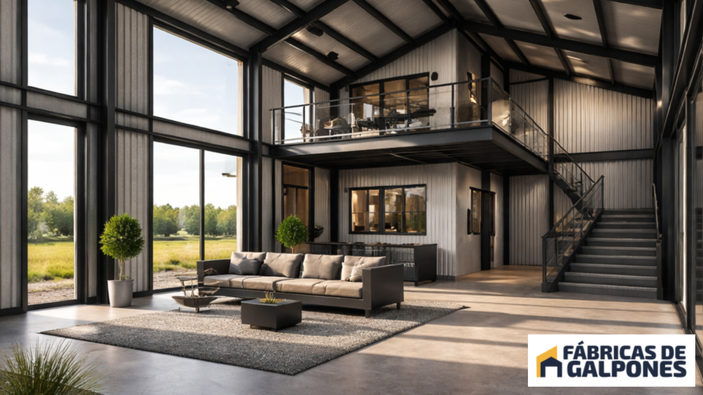 Casa galpon interior